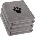 3 Pack Microfiber Dog Towels for Drying Dogs, Super Absorbent and Soft Pet by Puomue