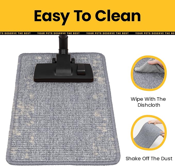 Cat Scratcher Mat, Natural Sisal Cat Scratch Pad - Image 7