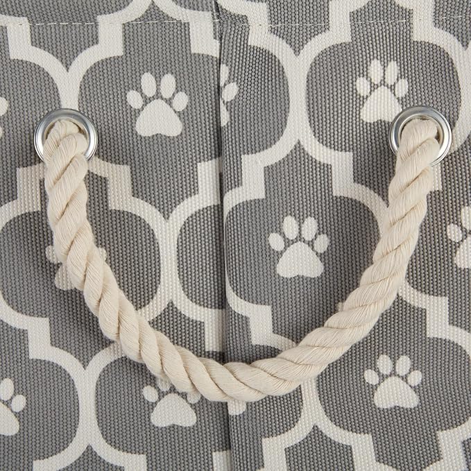 Bone Dry Pet Storage Collection Lattice Paw Print, Small Rectangle - Image 6