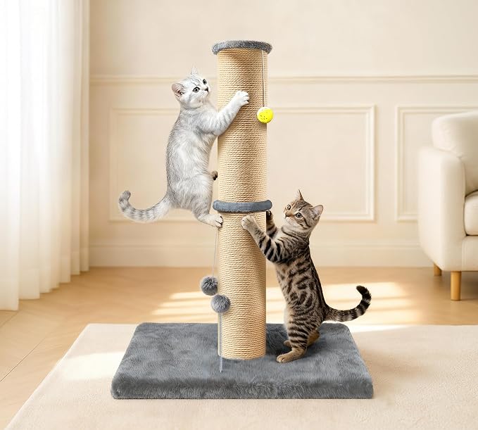 5-Inch Thick Sisal Cat Scratching Post, Durable Cat Scratcher - Image 7