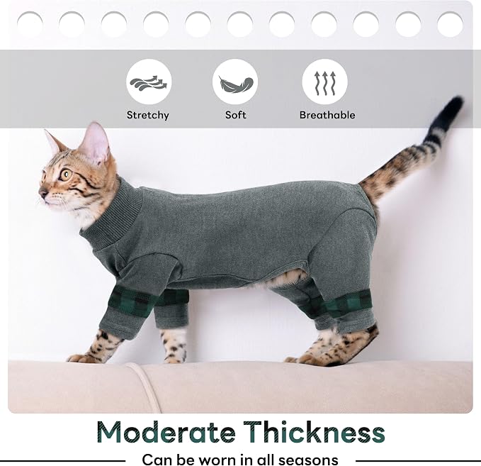 PUMYPOREITY Fur Control Cat Pajamas, Versatile Shirt - Image 3