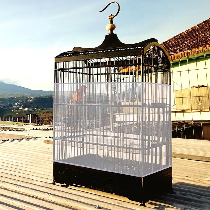 Large Bird Cage Net, Universal Adjustable Bird Cage Covers Mesh Polyester Birds - Image 7