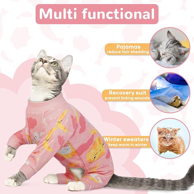 PUMYPOREITY Cat Hair Sticky Shirt – Breathable & Lightweight, Prevents Licking - Image 3