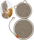 25.6 Inch Large Scratching Mat for Indoor Cats Natural Cotton Rope Flat by Shinylin