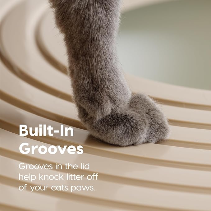 IRIS USA Cat Litter Box, Large Top Entry - Image 4