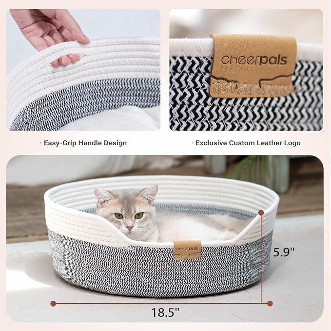 CHEERHOME PETS Cat Bed Basket - Image 5