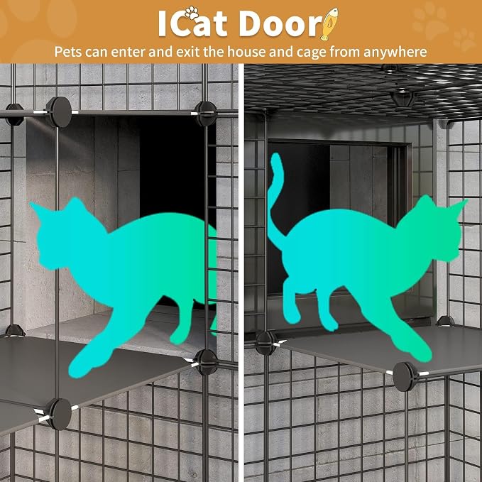 Oneluck 41Inch Catio Outdoor Cat Enclosure - Image 4
