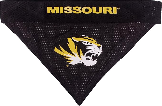 Pets First Collegiate Pet Accessories, Reversible Bandana, Missouri Tigers - Image 3
