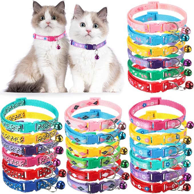 Yunsailing 24 Pcs Cat Collars by Yunsailing