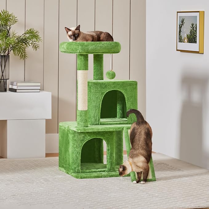 Yaheetech 36in Cat Tree for Indoor Cats, Cat Tower Cat Condo w/Extra Large Perch - Image 2