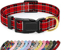 Reflective Dog Collar for Small Dogs, Cute Boho Adjustable Heavy-Duty Nylon by TMOODEL