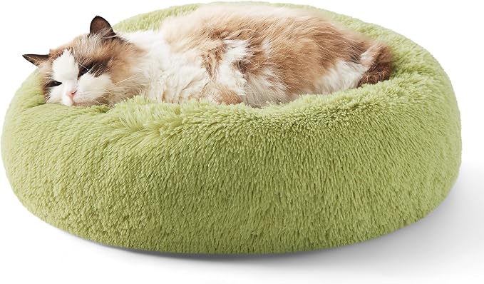 Bedsure Calming Cat Beds for Indoor Cats by BEDSURE