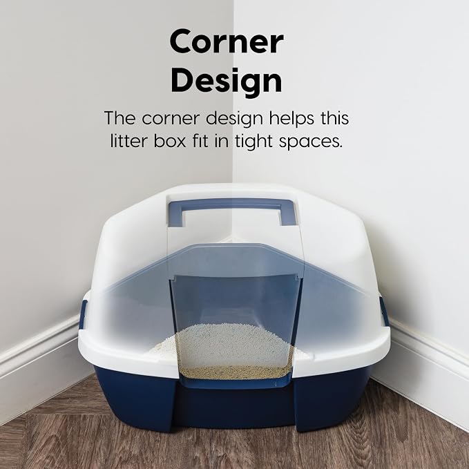 IRIS USA Corner Cat Litter Box Enclosure - Image 3