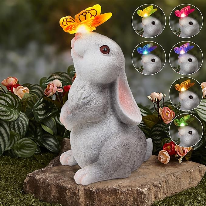 Garden Statue Outdoor Decor-Rabbit by PaLuQiYa