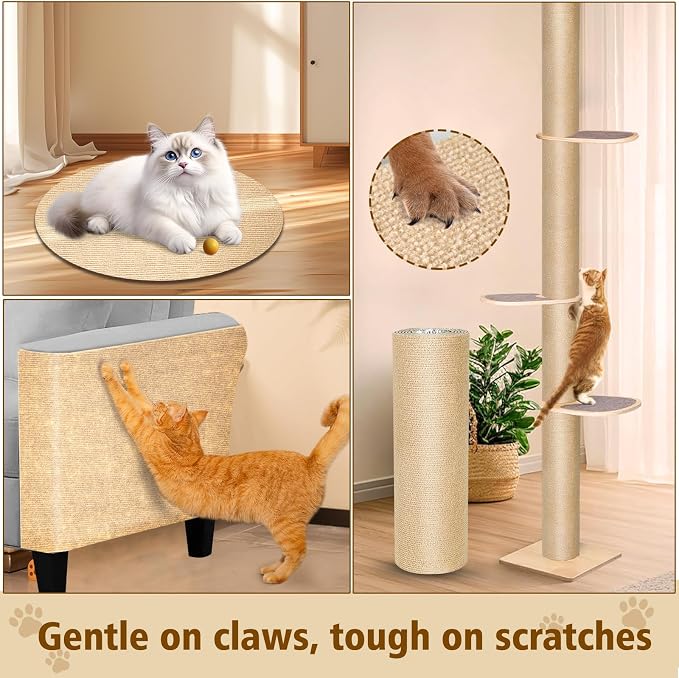 Cat Scratch Furniture Protector – DIY Climb Scratch Mat, Cat Scratch Pad - Image 2