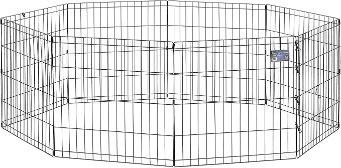 MidWest Homes for Pets Folding Metal Puppy / Dog Exercise Pen, Indoor/Outdoor by MidWestHomesForPets
