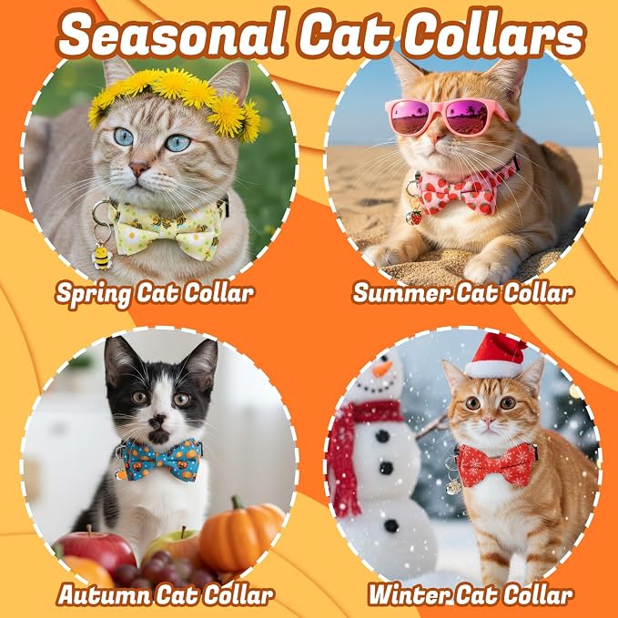 18 Pcs Holiday Cat Collars St. Patrick's Day Cat Collars - Image 5