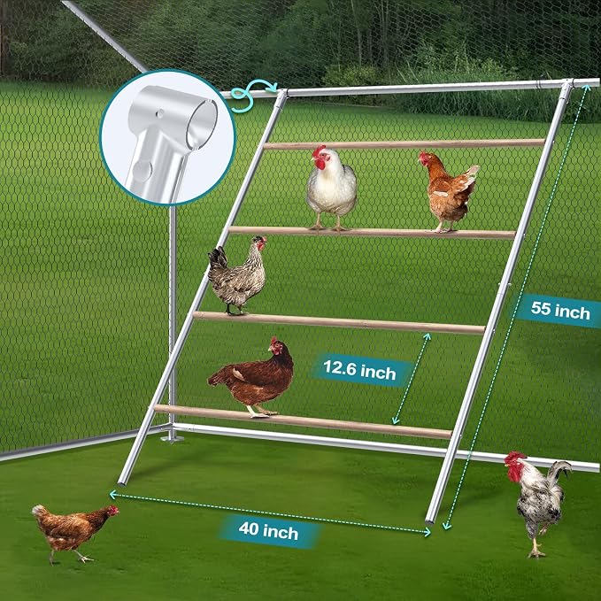 Chicken Perch, Chicken Coop Roosting Perch - Image 7