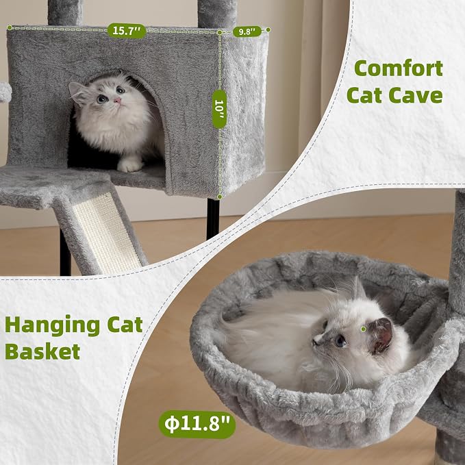 Cat Tree for Indoor Cats, Cat Tower - Image 3