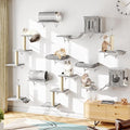 NUNU LAB 14-in-1 Cat Wall Shelves Set, Wall-Mounted Cat Climber by NUNULAB