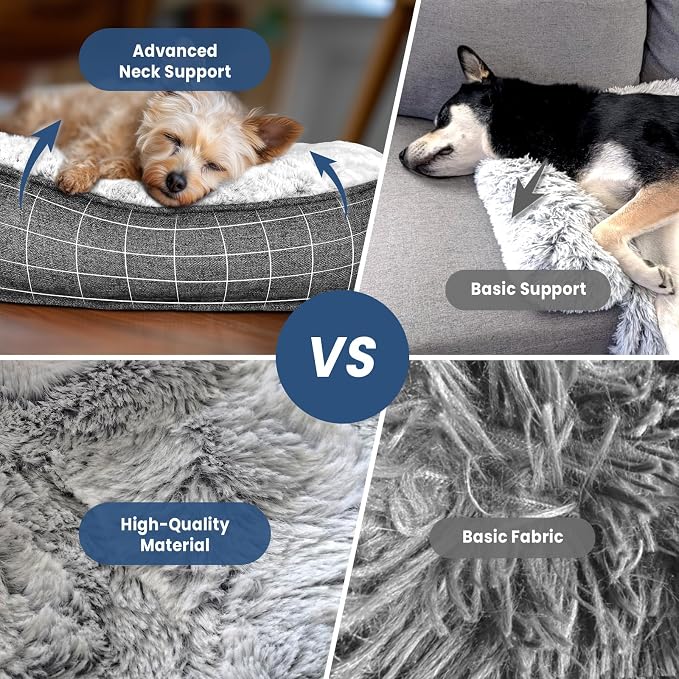 Calming Small Dog Bed for Couch, 35 x 31 inch Removable Couch Cover for Dogs - Image 6