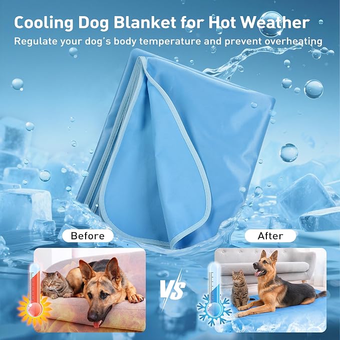 Kritter Planet Waterproof Cooling Dog Mat, Soft Pet Blanket - Image 2