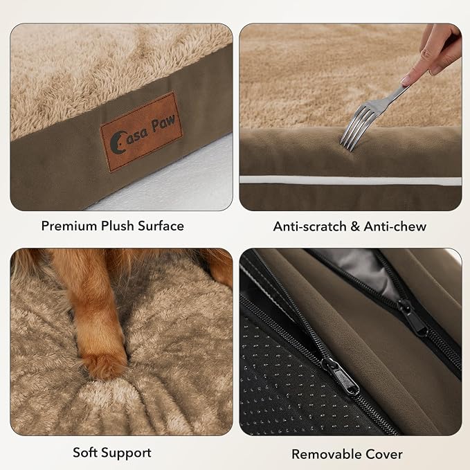 Orthopedic Dog Beds for Extra Large Dogs, Waterproof Egg Crate Foam XL Dog Bed - Image 7