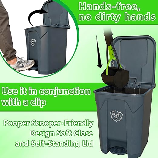 Dog Poop Outdoor Trash Can - Image 5