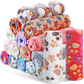 Chumia 18 Pcs Fleece Pet Blanket Soft Warm Sleep Mat Fluffy Cute Puppy Supplies by Chumia