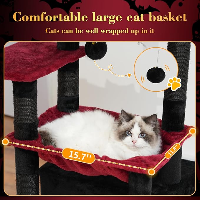 Heybly Cat Tree, Kitten Tower - Image 4