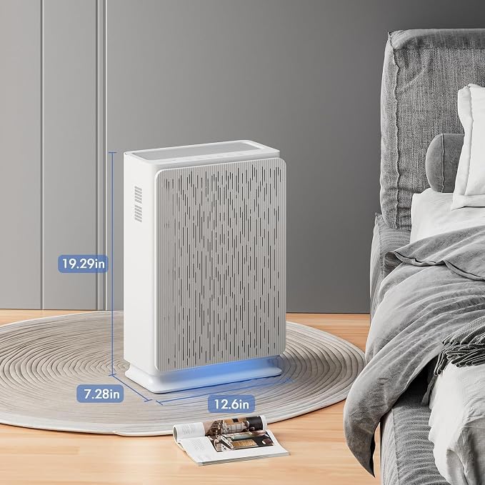 AromaRoom Air Purifiers for Large Rooms up to 2100 Sq Ft, HEPA 14 Air Purifier - Image 9