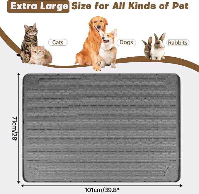 Cat Food Mat, Floor Protection - Image 2