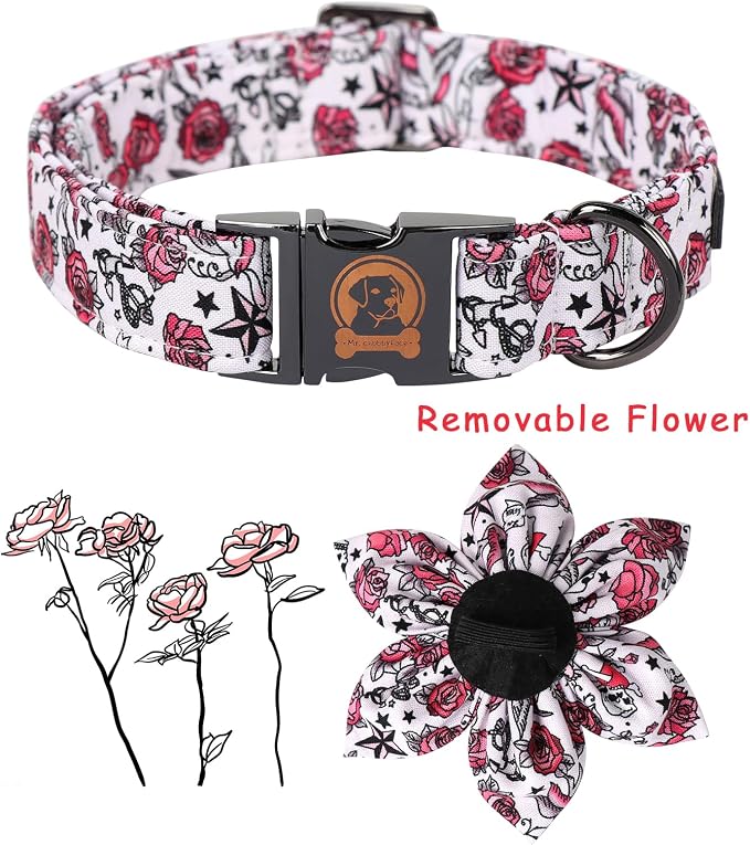 MR. CHUBBYFACE Valentine's Dog Collar - Image 2