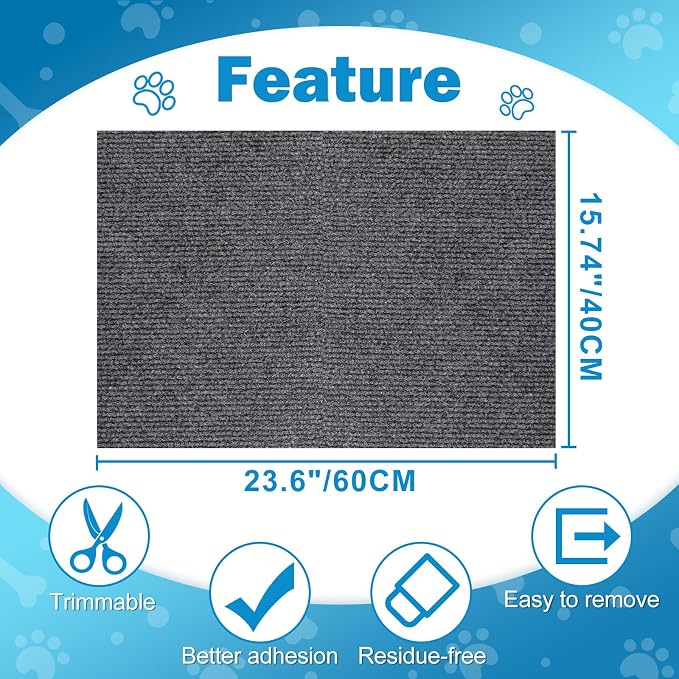 23.6x15.8 Cat Wall Scratcher Mat - Image 8