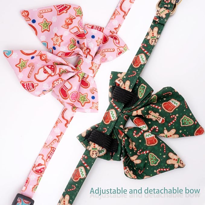 Faygarsle 2 Pack Christmas Cat Collar - Image 3