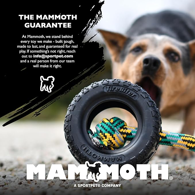 Chew King by Mammoth Premium Treat Dog Toy, Extremely Durable Natural Rubber Toy - Image 9