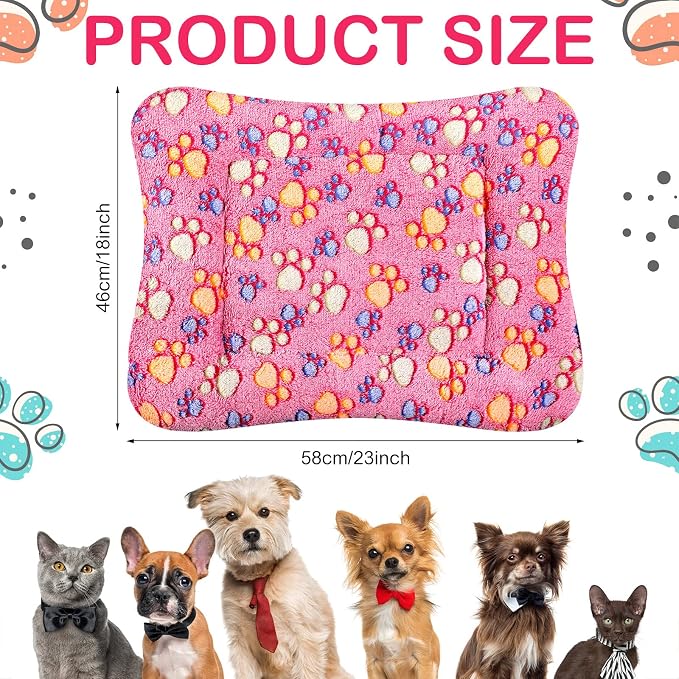 Tuanse 4 Pack Ultra Soft Dog Cat Bed Mat Small Animal Guinea Pig Bed - Image 2