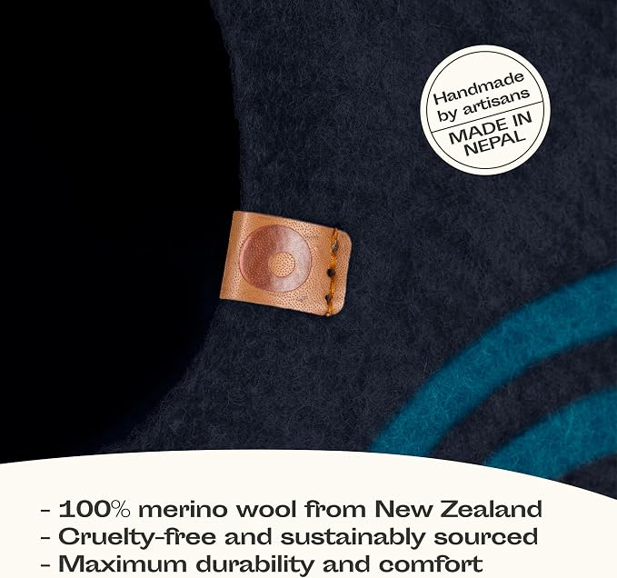 MEOWFIA Cat Cave – Premium Felt Cat Bed - Image 3