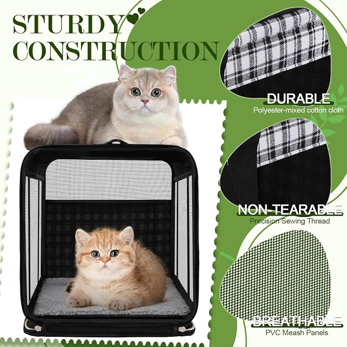 EXPAWLORER Large Cat Carrier Dog Carriers Soft - Image 4