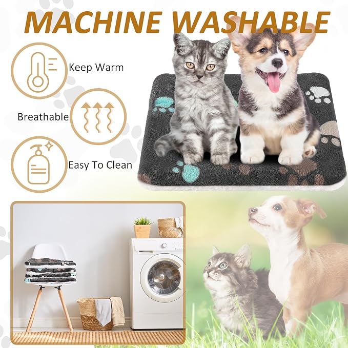 Tuanse 4 Pack Ultra Soft Dog Cat Bed Mat Small Animal Guinea Pig Bed - Image 4
