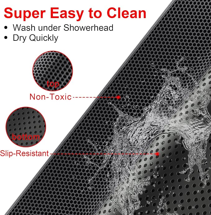 Cat Litter Box Mat: 36"x 30" Waterproof Kitty Cat Litter Trapping Mat, - Image 7