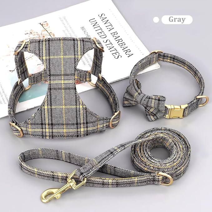 Beirui Cute Small Dog Harness Collar and Leash Set - Image 2