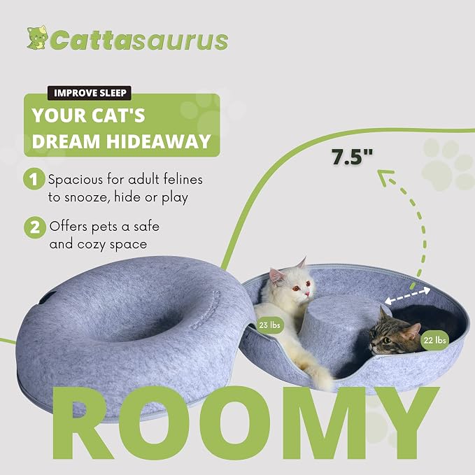 Cattasaurus Peekaboo Cat Cave Donut - Image 6