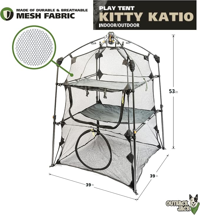 Outback Jack Catio Outdoor Cat Enclosure, - Image 3