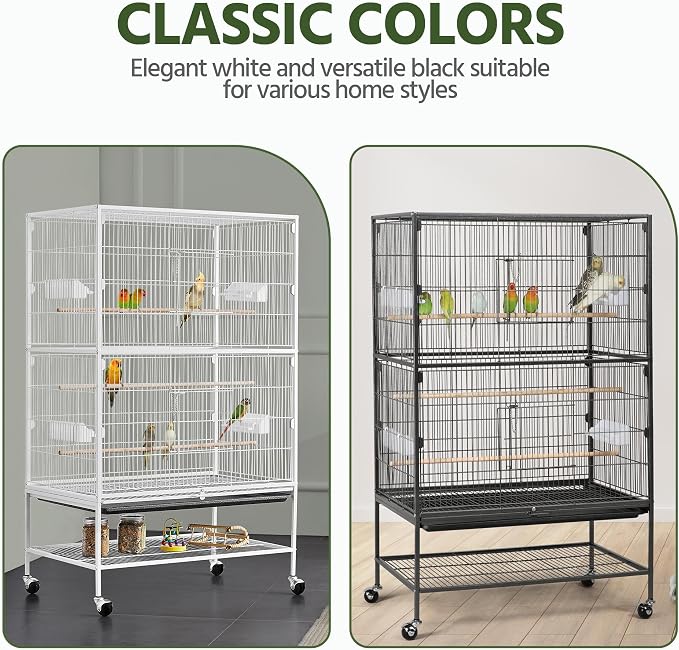 Yaheetech 52inch Bird Cage Extra Large Parakeet Parrot Cage - Image 9