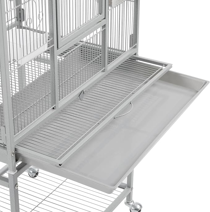 Topeakmart 53.5inch Height Large Bird Cage Extral Space Parrot Cage - Image 5