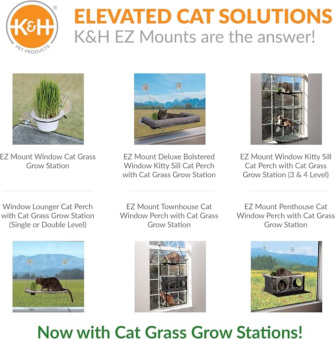 K&H Pet Products EZ Mount Double Stack Cat Window Perch - Image 11