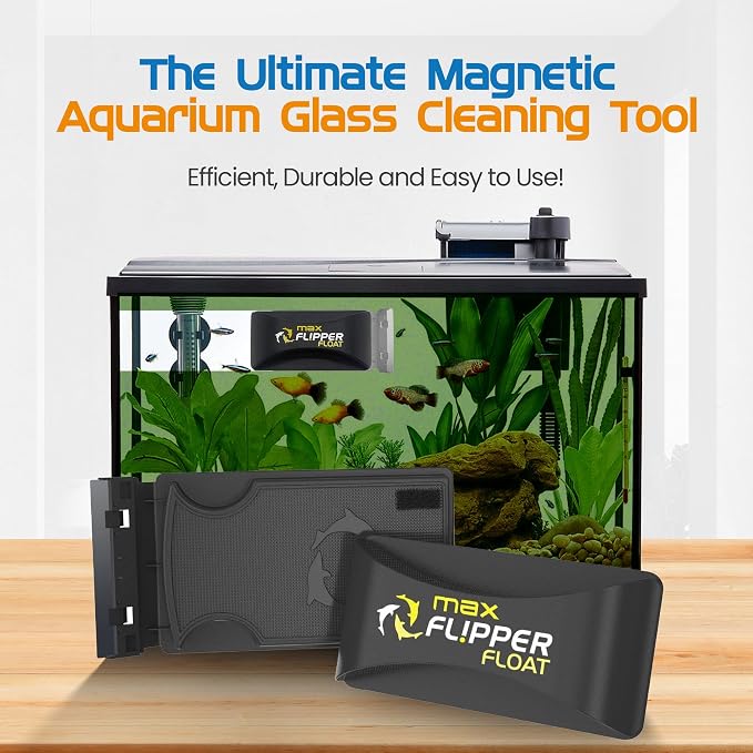 FLIPPER Max Magnetic Aquarium Cleaner – 2-in-1 Flip Scrubber and Scraper - Image 3