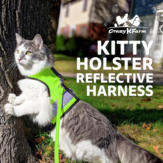 Kitty Holster Reflective Cat Harness – High-Visibility Cat Harness - Image 2
