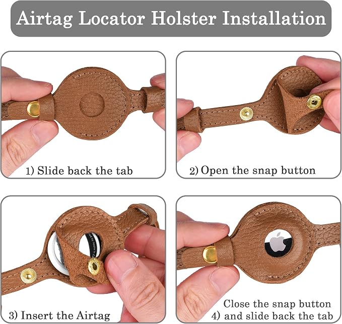 OOPSDOGGY Leather AirTag Cat Collar - Image 5